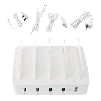 Universal 40W 4x QC 3.0 Quick Charge 4 USB Ports Charging Dock Station Fast Charger HUB Power Adapter for Mobile Phone Tablet
Universal 40W 4x QC 3.0 Quick Charge 4 USB Ports Charging Dock Station Fast Charger HUB Power Adapter for Mobile Phone Tablet