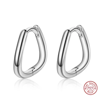 Minimalist Triangle silver color Hoop Earrings Female small Circle Buckle Earrings Hoop Ear Rings for Ladies Buckle
Minimalist Triangle silver color Hoop Earrings Female small Circle Buckle Earrings Hoop Ear Rings for Ladies Buckle