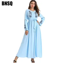 Bnsq 아웃 코드 통관 저렴한 판매 이슬람 abayas 드레스 터키 파키스탄 아랍어 caftan kaftan 모로코 여성 의류(China)