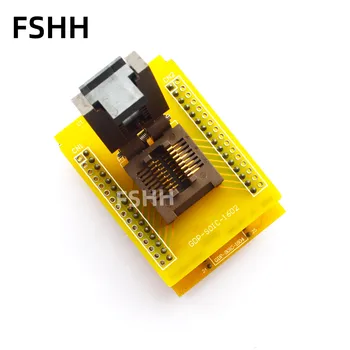 GDP-SOIC-1602 Programmer adapter FP-16-1.27-05 test socket SOP16 to DIP16 adapter for LT48XP/48UXP/LT848
GDP-SOIC-1602 Programmer adapter FP-16-1.27-05 test socket SOP16 to DIP16 adapter for LT48XP/48UXP/LT848