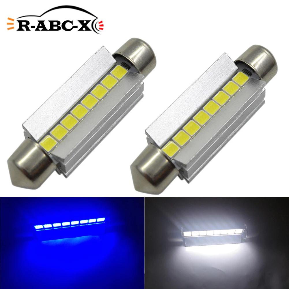 2pcs CANBUS C5W led C10W Error free Festoon 44mm 9-16V 8smd 3030 Car Accessories Interior reading Lights White blue Dome bulbs
2pcs CANBUS C5W led C10W Error free Festoon 44mm 9-16V 8smd 3030 Car Accessories Interior reading Lights White blue Dome bulbs
