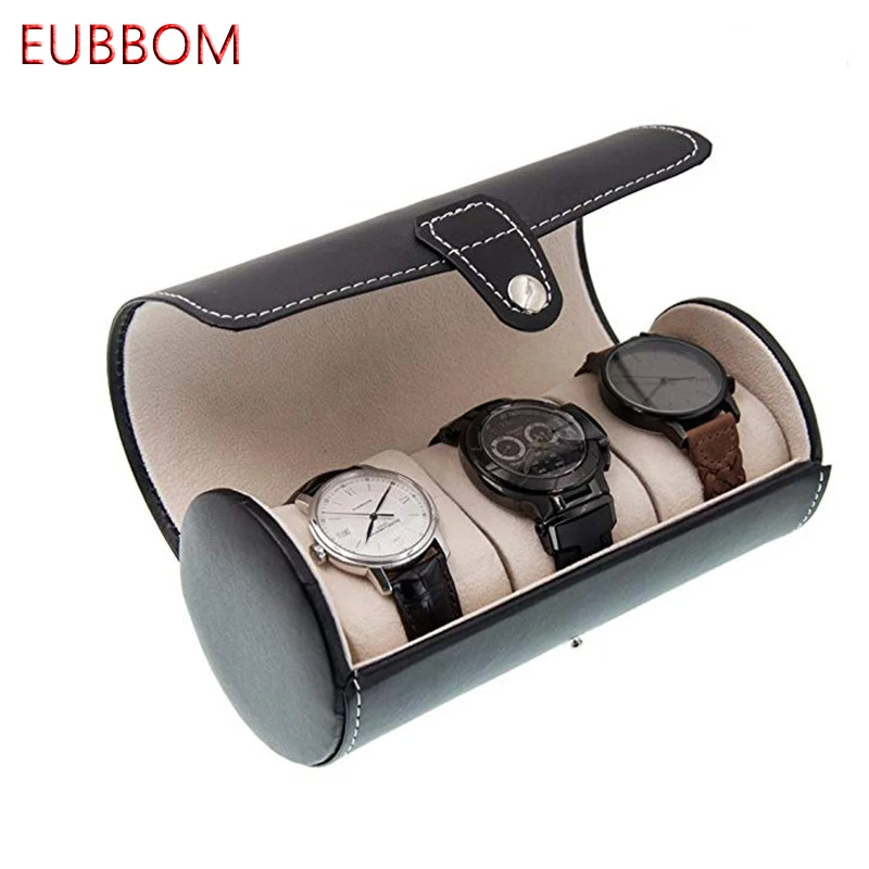 Cylinder watch box 3 digits 2020 new wooden leather, easy to carry watch storage display box jewelry case watch box
Cylinder watch box 3 digits 2020 new wooden leather, easy to carry watch storage display box jewelry case watch box
