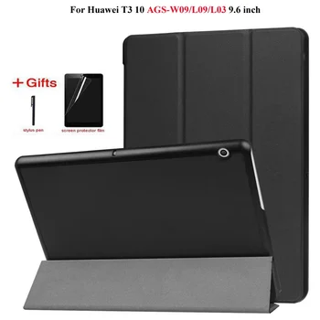 Ultra Slim Leather Case For Huawei MediaPad T3 10 AGS-L09 AGS-W09 9.6 stand cover for huawei honor play Pad 2 9.6 case+film+pen
Ultra Slim Leather Case For Huawei MediaPad T3 10 AGS-L09 AGS-W09 9.6 stand cover for huawei honor play Pad 2 9.6 case+film+pen