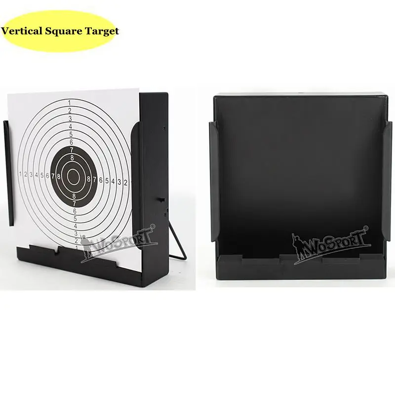 Vertical Square Target Paintball Shooting Training Target Steel 14cm Funnel Air Rifle/Airsoft Shooting Target Holder Pellet Trap
Vertical Square Target Paintball Shooting Training Target Steel 14cm Funnel Air Rifle/Airsoft Shooting Target Holder Pellet Trap