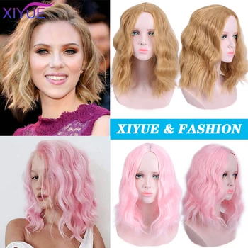 Woman Pink Wigs Short Curly Heat Resistant 14 inches Synthetic Hair Green Wig For Black White Women Cosplay Bob Wigs Fasle Hair
Woman Pink Wigs Short Curly Heat Resistant 14 inches Synthetic Hair Green Wig For Black White Women Cosplay Bob Wigs Fasle Hair