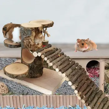 Small Pet Ladder Pet Molars Toy Wooden Fitness Climbing Accessories For Small Hamsters Squirrels Chinchillas Rabbits 
Small Pet Ladder Pet Molars Toy Wooden Fitness Climbing Accessories For Small Hamsters Squirrels Chinchillas Rabbits