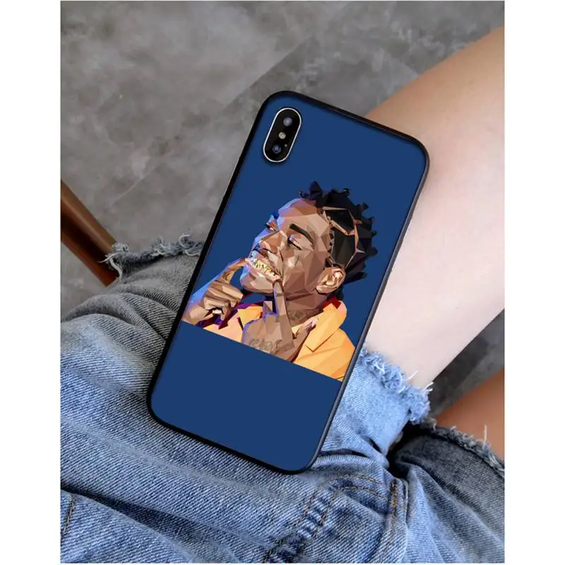 FHNBLJ Kodak Black Rapper Soft Rubber Phone Cover for iphone 11 Pro Max X XS MAX 6 6s 7 8 plus 5 5S 5SE XR SE2020