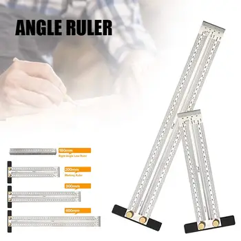 High-precision Square/T-type Hole Rulers Woodworking Scribing Mark Lines Measuring Tool Gauge Carpenter DIY Tools HVR88
High-precision Square/T-type Hole Rulers Woodworking Scribing Mark Lines Measuring Tool Gauge Carpenter DIY Tools HVR88