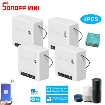 SONOFF MINI Wifi Smart Switch Module Smart Home Controller Timer Light Switch Voice Control Work With Amazon Alexa Google Home
SONOFF MINI Wifi Smart Switch Module Smart Home Controller Timer Light Switch Voice Control Work With Amazon Alexa Google Home