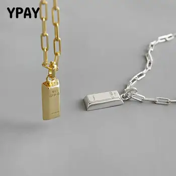 YPAY 100% Genuine 925 Sterling Silver Chain Necklaces for Women Korea INS Geometric Square Bar Pendant Necklace Jewelry YMN192
YPAY 100% Genuine 925 Sterling Silver Chain Necklaces for Women Korea INS Geometric Square Bar Pendant Necklace Jewelry YMN192
