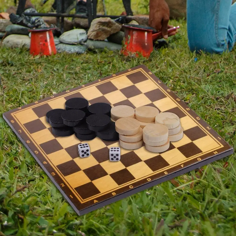 New Backgammon 32Pcs Draughts&Checkers&Backgammon Chess Piece for Kids Board Game Learning Camping Chess Games accessories
New Backgammon 32Pcs Draughts&Checkers&Backgammon Chess Piece for Kids Board Game Learning Camping Chess Games accessories