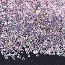 225g Glass Bubble Beads Resin Micro Caviar Beads Filling Beads Nail Glass Beads Thistle Water Droplets Bubble Beads 
225g Glass Bubble Beads Resin Micro Caviar Beads Filling Beads Nail Glass Beads Thistle Water Droplets Bubble Beads