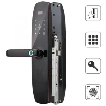 Smart Touch Screen Door Lock Card Fingerprint Password Unlock with Mechanical Key Touchscreen Lock
Smart Touch Screen Door Lock Card Fingerprint Password Unlock with Mechanical Key Touchscreen Lock