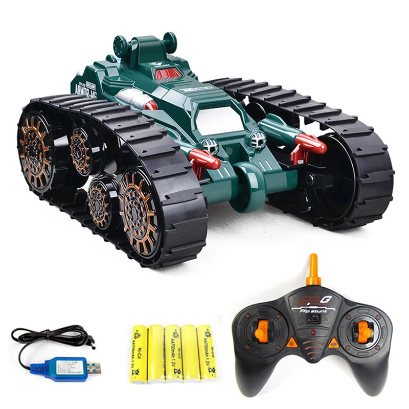 360° Rotating Deformation Remote Control Tanks 2.4ghz Stunt RC Car High Speed Tracked RC Vehicle Children's Toys Cars Gift
360° Rotating Deformation Remote Control Tanks 2.4ghz Stunt RC Car High Speed Tracked RC Vehicle Children's Toys Cars Gift