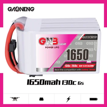 2PCS Gaoneng GNB 1650MAH 6S 22.2V 130C/260C HV Lipo battery XT60 Plug for RC Airplane Helicopter Drone FPV Racing
2PCS Gaoneng GNB 1650MAH 6S 22.2V 130C/260C HV Lipo battery XT60 Plug for RC Airplane Helicopter Drone FPV Racing