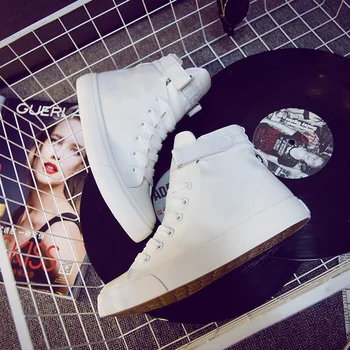 2019 Spring High top Sneakers Women Shoes Flat Women Casual Shoes Cool Ladies Sneakers Black White Sneakers Plus Size 40 F6-01
2019 Spring High top Sneakers Women Shoes Flat Women Casual Shoes Cool Ladies Sneakers Black White Sneakers Plus Size 40 F6-01
