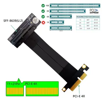 M.2 Module with Mini-SAS H D (SFF-8643) 36-Pin Connector for U.2 SFF-8639 NVMe N1HD
M.2 Module with Mini-SAS H D (SFF-8643) 36-Pin Connector for U.2 SFF-8639 NVMe N1HD