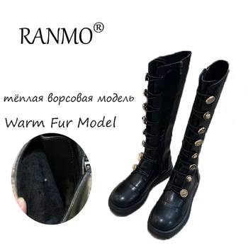 Punk Street Personality Trendy Martin Boots Women Stretch Thin Winter Boots Thick-soled Knee-Length Metal Ladies Long Boots 
Punk Street Personality Trendy Martin Boots Women Stretch Thin Winter Boots Thick-soled Knee-Length Metal Ladies Long Boots