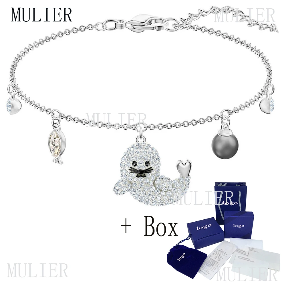 MULIER 2019 POLAR Collection Cute Charming Seals and Small Fish Decoration Bracelet 5491553 Any place excellent accessories 
MULIER 2019 POLAR Collection Cute Charming Seals and Small Fish Decoration Bracelet 5491553 Any place excellent accessories