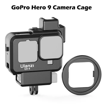 Ulanzi G9-4 GoPro 9 Plastic Vlog Case Cage Dual Cold Shoe Housing Frame With 52mm Filter Adapter For GoPro 9 Camera Accessories
Ulanzi G9-4 GoPro 9 Plastic Vlog Case Cage Dual Cold Shoe Housing Frame With 52mm Filter Adapter For GoPro 9 Camera Accessories