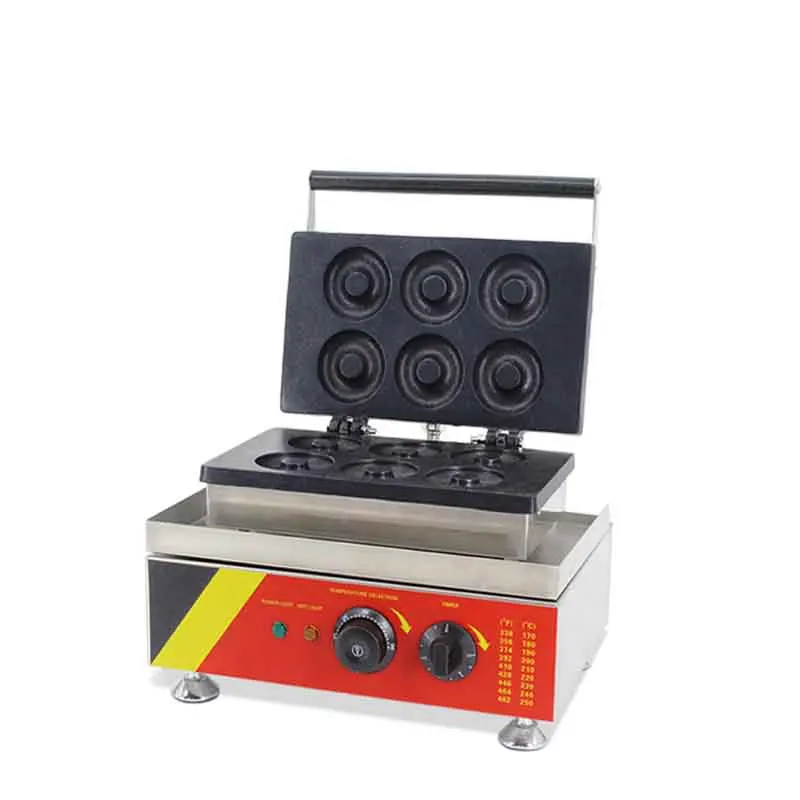 SUCREXU Commercial Nonstick Electric 6pcs 7.5cm Ring Doughnuts Donut Baker Maker Machine Iron Mold 110V 220V
SUCREXU Commercial Nonstick Electric 6pcs 7.5cm Ring Doughnuts Donut Baker Maker Machine Iron Mold 110V 220V