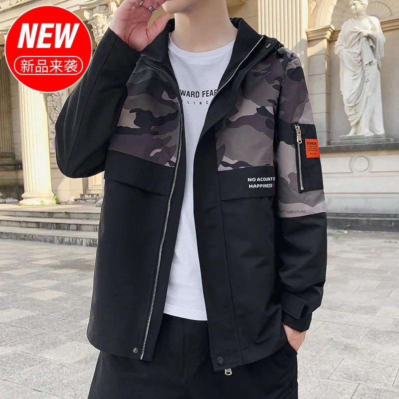 Men Workwear Coat Jacket Men's Trend Casual Versatile Handsome Popular Brand Spring And Autumn New Style Clothes
Men Workwear Coat Jacket Men's Trend Casual Versatile Handsome Popular Brand Spring And Autumn New Style Clothes