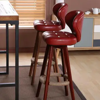 Nordic Rotating Bar Chair Stool Retro Bar Real Wood Chair Backrest Contracted The Bar Stool
Nordic Rotating Bar Chair Stool Retro Bar Real Wood Chair Backrest Contracted The Bar Stool