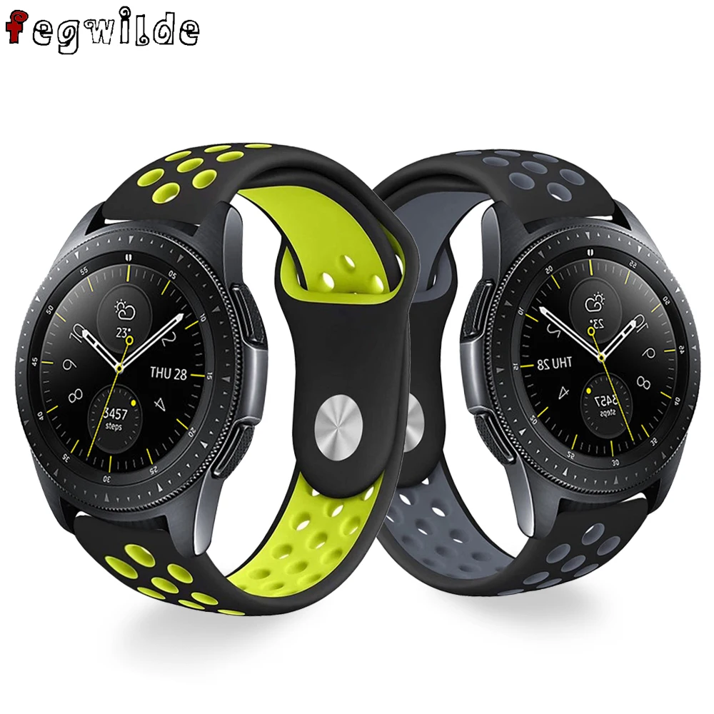 Silicone Band for Samsung Galaxy 46mm Acrive 42mm Gear S3 Frontier Sport S2 Huawei Watch GT strap 20 22mm watch band braelet
Silicone Band for Samsung Galaxy 46mm Acrive 42mm Gear S3 Frontier Sport S2 Huawei Watch GT strap 20 22mm watch band braelet