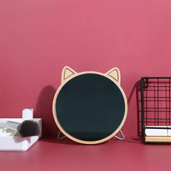 1PC Wooden Cosmetic Mirror Cat Design Makeup Mirror Bedroom Desktop Mirror Dressing up Mirror for Girls Women
1PC Wooden Cosmetic Mirror Cat Design Makeup Mirror Bedroom Desktop Mirror Dressing up Mirror for Girls Women