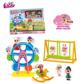 Lol Surprise Doll Amusement Park Set Education Model DIY Handmade Toy Ferris Wheel Trojan Swing Fashion Original Children Gift
Lol Surprise Doll Amusement Park Set Education Model DIY Handmade Toy Ferris Wheel Trojan Swing Fashion Original Children Gift