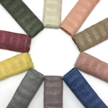 1PC Big Size 190*90cm drawbench stripe Islamic bandana Solid new shalws Muslim hijab Viscose Hi-Q women muffler solid scarf
1PC Big Size 190*90cm drawbench stripe Islamic bandana Solid new shalws Muslim hijab Viscose Hi-Q women muffler solid scarf