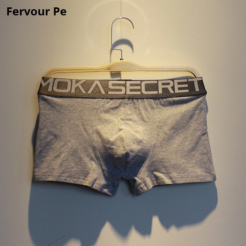Fervour pe Men's Boxer Breathable Cotton Silver edge Boxer panties Plus Size Simple Sports Style Mens Underwear B19021
Fervour pe Men's Boxer Breathable Cotton Silver edge Boxer panties Plus Size Simple Sports Style Mens Underwear B19021