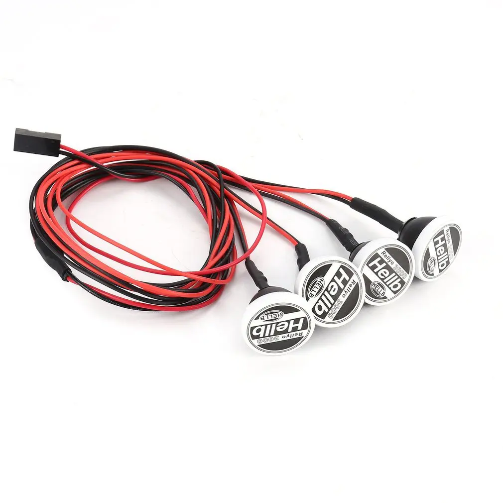 4 LED Lights Roof Search Lamp 1/10 1/8 Traxxas HSP Redcat RC4WD Tamiya Axial SCX10 D90 HPI RC Car Rock Crawler
4 LED Lights Roof Search Lamp 1/10 1/8 Traxxas HSP Redcat RC4WD Tamiya Axial SCX10 D90 HPI RC Car Rock Crawler