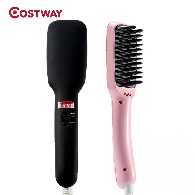 COSTWAY 2 in 1 Multifunctional Hair Straightener Hair Comb Brush Straightener Straightening Comb Hair Curler Quick Hair Styler
COSTWAY 2 in 1 Multifunctional Hair Straightener Hair Comb Brush Straightener Straightening Comb Hair Curler Quick Hair Styler