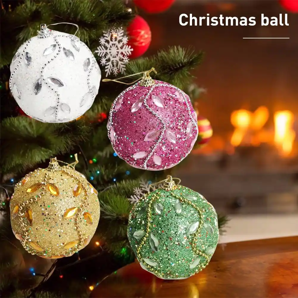 new leaf ornament foam christmas ball sticker drill leaf