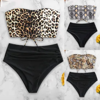 Women Sexy Chest-wrapped Pattern Swimwear Snakeskin Bandeau Tummy Control Tankini Swimsuit Bikini Beachwear Tunic Waistcoat
Women Sexy Chest-wrapped Pattern Swimwear Snakeskin Bandeau Tummy Control Tankini Swimsuit Bikini Beachwear Tunic Waistcoat