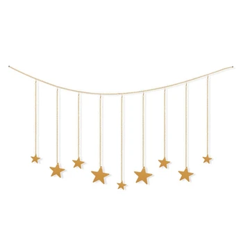 Star Phase Wall Hanging Gold Garland Decor Boho Home Decoration Hang Art Ornaments for Bedroom Headboard Living Room
Star Phase Wall Hanging Gold Garland Decor Boho Home Decoration Hang Art Ornaments for Bedroom Headboard Living Room