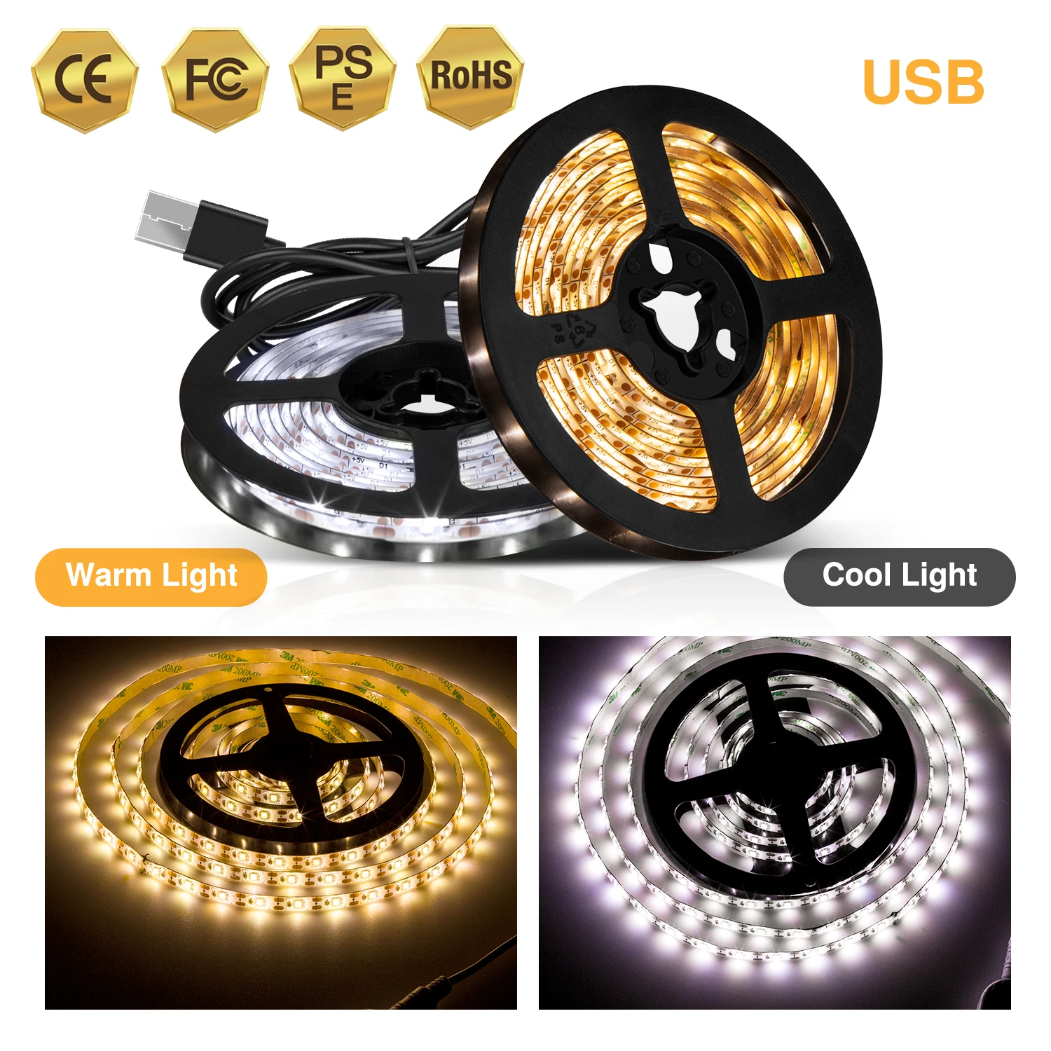 USB Bare Board LED Light With 2835 Strip Shelf Light LED Low Voltage TV Backlight Strip
USB Bare Board LED Light With 2835 Strip Shelf Light LED Low Voltage TV Backlight Strip