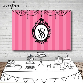 Sensfun Pink Striped Victoria Secret Backdrop For Photo Studio Girls Birthday Party Photography Backgrounds Photo Banner
Sensfun Pink Striped Victoria Secret Backdrop For Photo Studio Girls Birthday Party Photography Backgrounds Photo Banner
