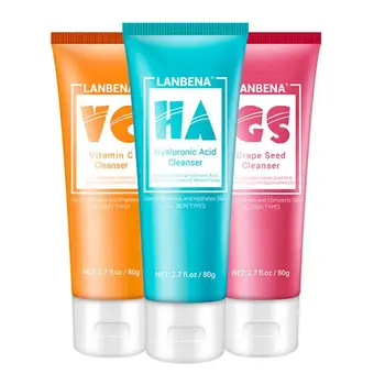 Facial Cleaner Cream Face Wash Foam Face Cleansing Scrub Moisturizing Deep Cleansing Oil Control Shrink Pore Care TSLM1
Facial Cleaner Cream Face Wash Foam Face Cleansing Scrub Moisturizing Deep Cleansing Oil Control Shrink Pore Care TSLM1