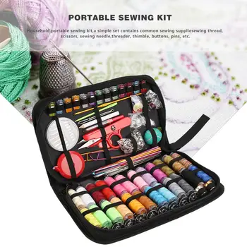 Multi-function Sewing Box Kit Portable Travel Knitting Embroidery Needles Quilting Thread Stitching Embroidery Craft
Multi-function Sewing Box Kit Portable Travel Knitting Embroidery Needles Quilting Thread Stitching Embroidery Craft