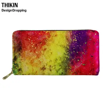 THIKIN Rainbow Color Summer Women PU Leather Wallets Fashion Long Clutch for Mom Female Girls Colorful Purse Daily Card Holder
THIKIN Rainbow Color Summer Women PU Leather Wallets Fashion Long Clutch for Mom Female Girls Colorful Purse Daily Card Holder