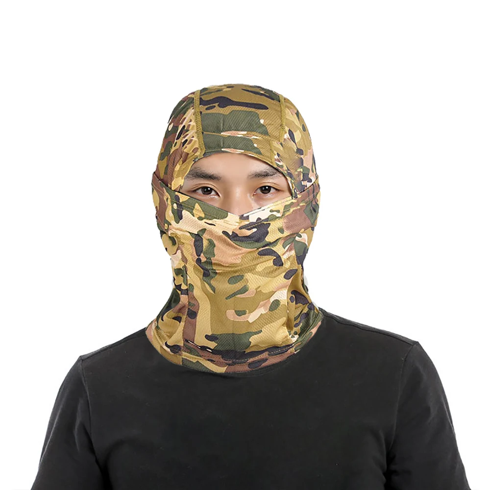 

Full Face Mask Hat Wargame Airsoft Military Army Tactical Balaclava Bicycle Cycling Hunting Neck Face Shield Hiking Camo Scarves