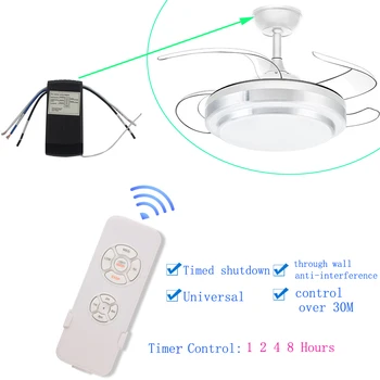 Universal 220V 110V Ceiling Fan Speed Adjust Wireless Switch Smart Home Timer Remote Control ON OFF
Universal 220V 110V Ceiling Fan Speed Adjust Wireless Switch Smart Home Timer Remote Control ON OFF