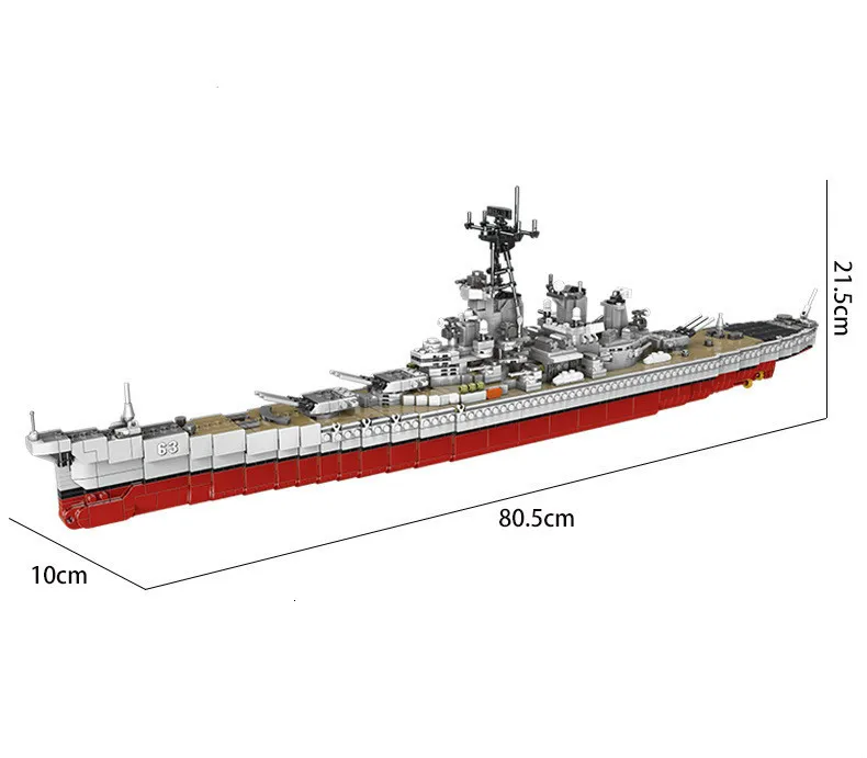 Missu In Number Battleship Military Classic Name Ship Small Grain Building Block XB06030
Missu In Number Battleship Military Classic Name Ship Small Grain Building Block XB06030