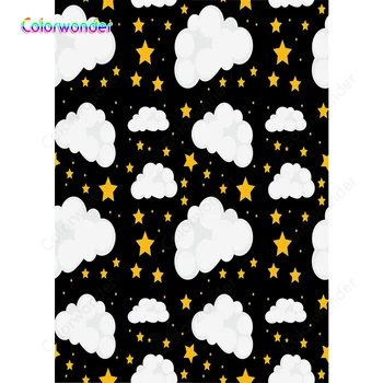 Lovely white clouds star computer printed newborn children Banner Backgrounds for Photography Photo Backdrop
Lovely white clouds star computer printed newborn children Banner Backgrounds for Photography Photo Backdrop