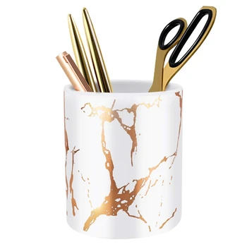 Pen Holder, Stand for Desk Marble Pattern Pencil Cup for Girls Kids Durable Ceramic Desk Organizer Makeup Brush Holder perfect G
Pen Holder, Stand for Desk Marble Pattern Pencil Cup for Girls Kids Durable Ceramic Desk Organizer Makeup Brush Holder perfect G
