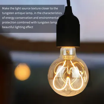 Dimmable Soft Spiral Home Decoration With Vintage Retro Lamp E27 110V / 220V Retro LED Bulb Soft Filament Bulb
Dimmable Soft Spiral Home Decoration With Vintage Retro Lamp E27 110V / 220V Retro LED Bulb Soft Filament Bulb