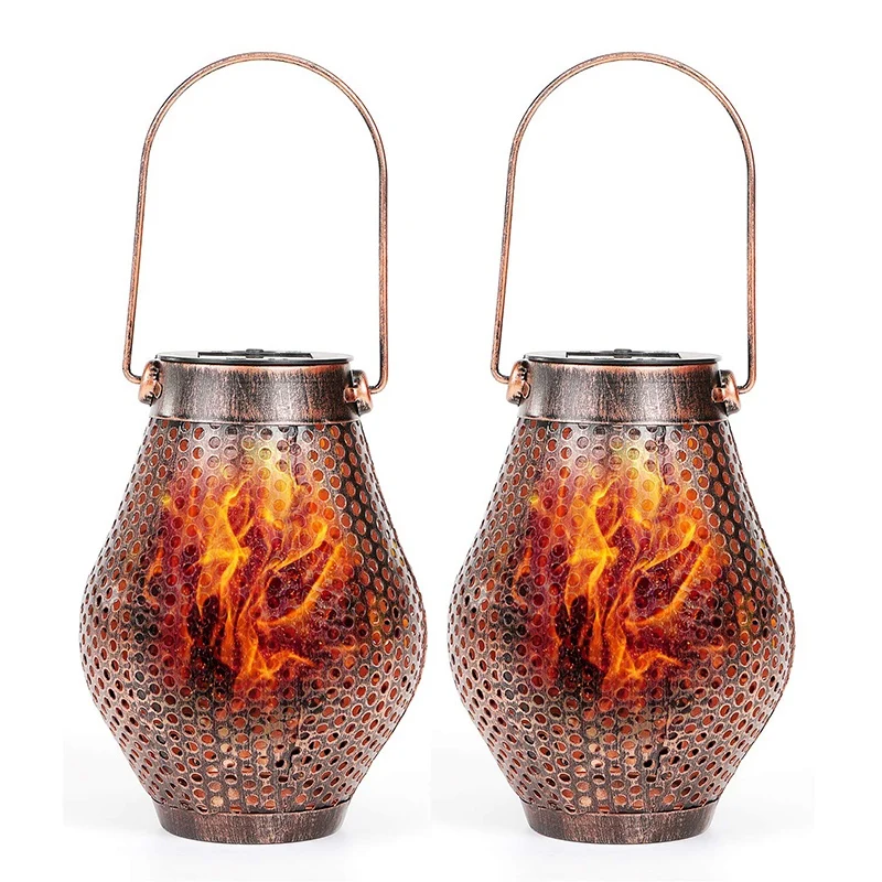 2PCS Solar Lantern Chandelier Outdoor Dance Flame Iron Solar Terrace Light Waterproof Garden Chandelier
2PCS Solar Lantern Chandelier Outdoor Dance Flame Iron Solar Terrace Light Waterproof Garden Chandelier