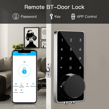 Smart Lock Keyless Entry Door Lock Deadbolt Digital Electronic Bluetooth Door Lock Keypad Auto Lock Home Security Smart Lock
Smart Lock Keyless Entry Door Lock Deadbolt Digital Electronic Bluetooth Door Lock Keypad Auto Lock Home Security Smart Lock